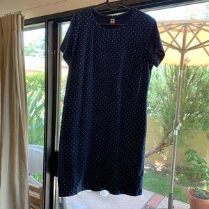 old navy polka dot fitted dress.